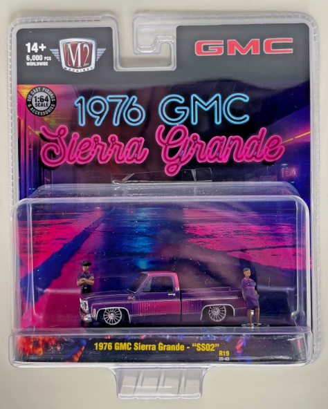 M2 Machines 1:64 R19 1976 GMC Sierra Grande SS02 - Sportsamerica